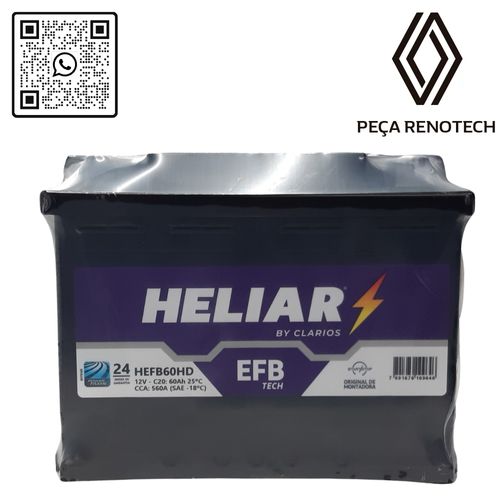 RN FB60HD 244100944R BATERIA 60AH START STOP heliar -2-